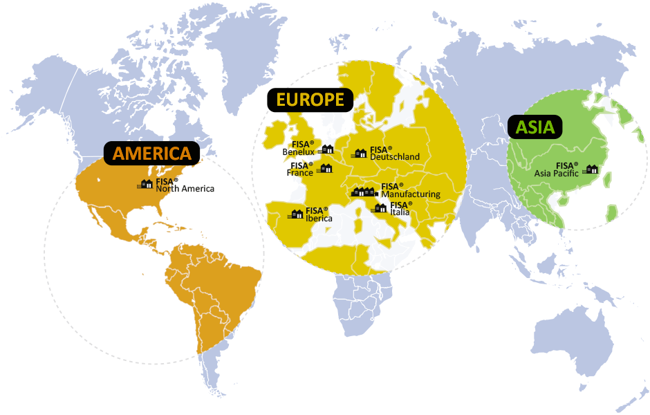 FISA GROUP WORLD MAP