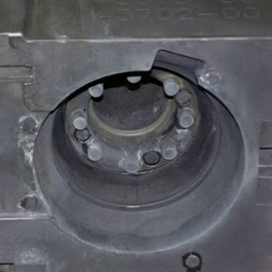 Foundry – example of molds after cleaning using a FISA process