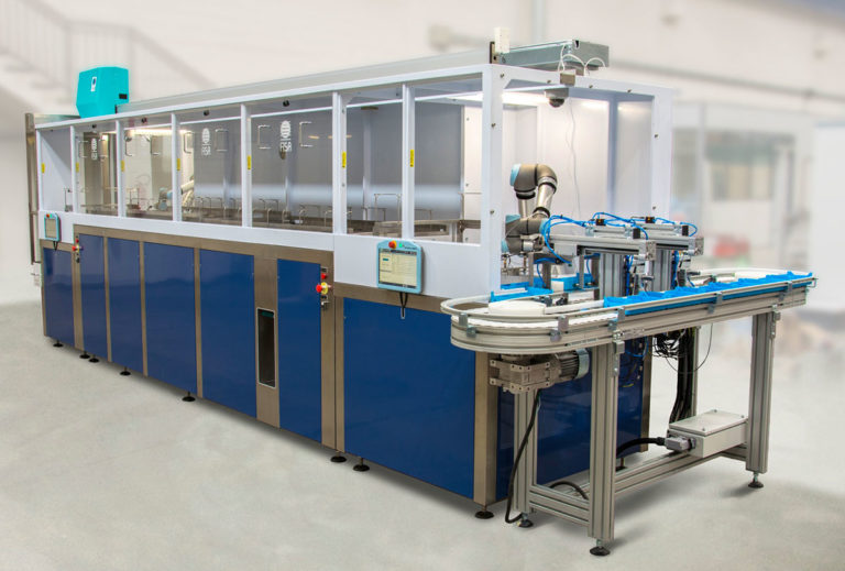 Our ultrasonic cleaning machines, bespoke design for our customers